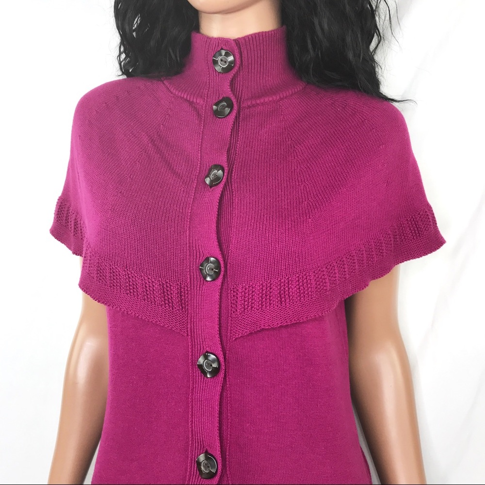 Moth. Plum High-neck Sweater - Picture 2 of 8